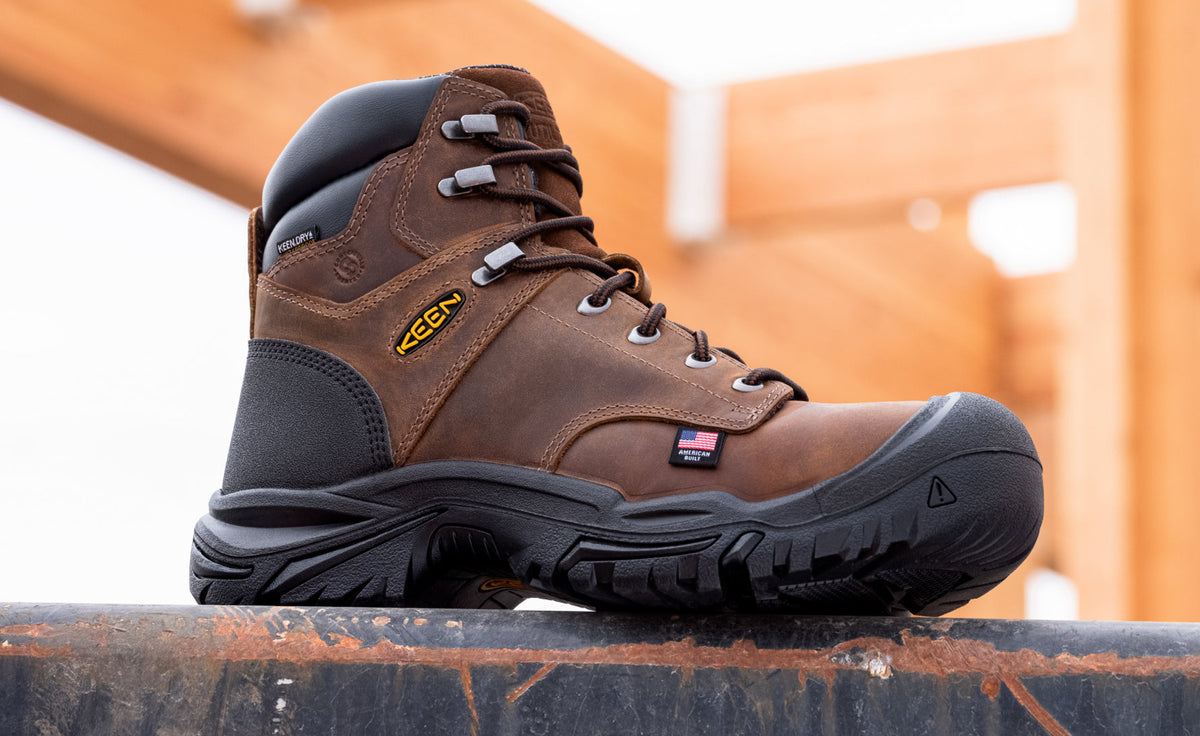 Men's Mt Vernon II 6" Waterproof Boot (Steel Toe) Dark Earth/Black | Keen