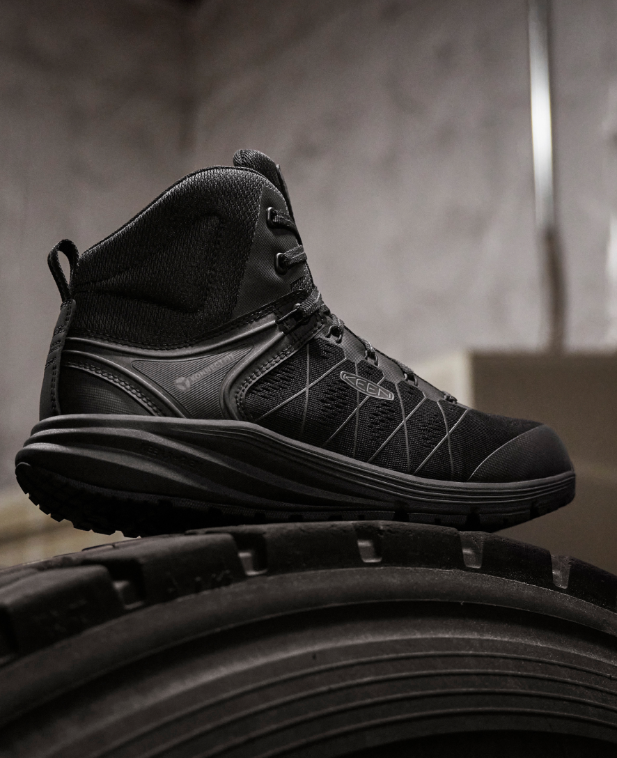 Men's Vista Energy Mid INT MET (Carbon Toe) Black/Raven | Keen