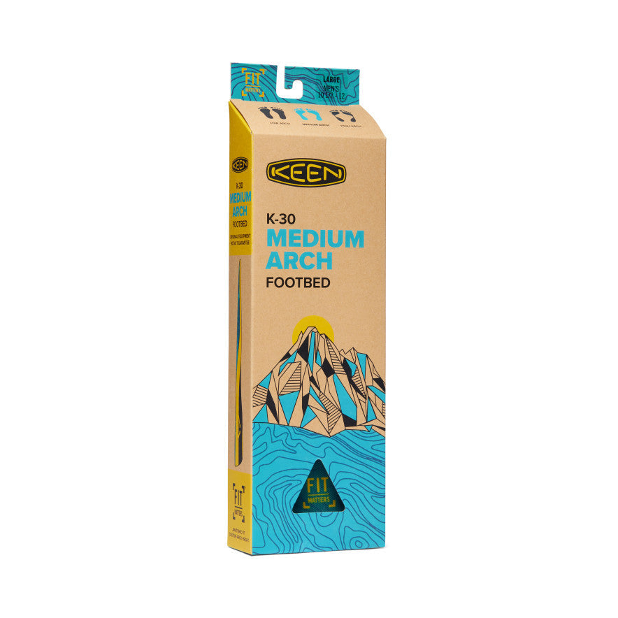 Men's Outdoor K-30 Medium Arch Insole Blue | Keen