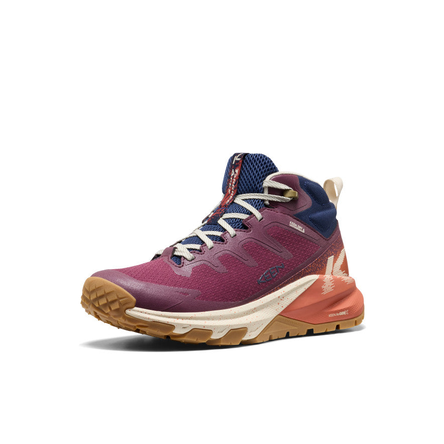 Women's Targhee Apex Waterproof Hiking Boot Fig/Burnt Brick | Keen