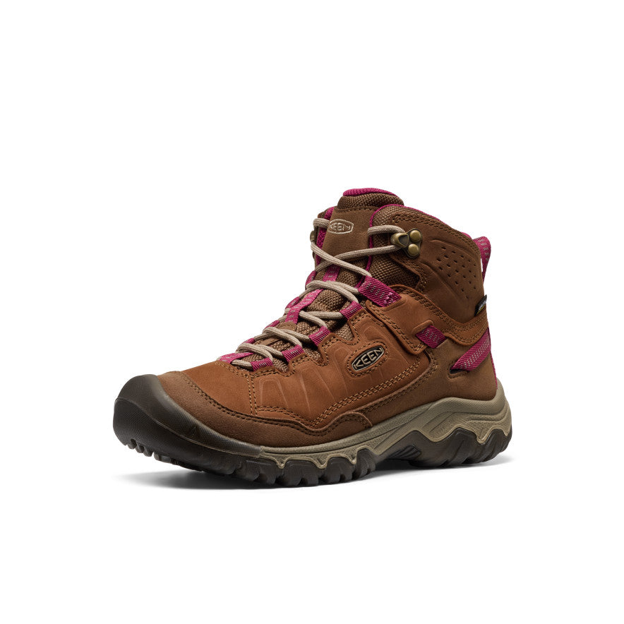 Women's Targhee IV Waterproof Hiking Boot Bison/Beaujolais | Keen