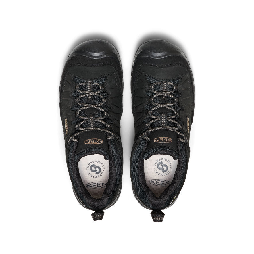 Men's Targhee IV Waterproof Hiking Shoe Triple Black | Keen