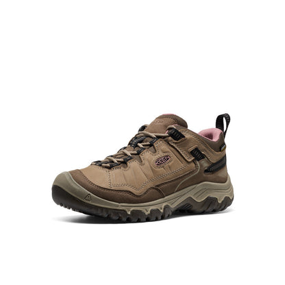 Women's Targhee IV Waterproof Hiking Shoe Brindle/Nostalgia Rose | Keen
