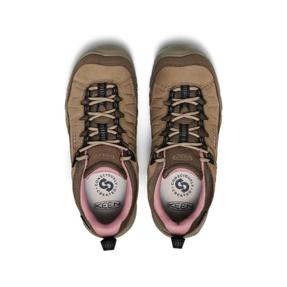 Women's Targhee IV Waterproof Hiking Shoe Brindle/Nostalgia Rose | Keen