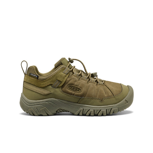 Big Kids' Targhee IV Waterproof Hiking Shoe Martini Olive | Keen
