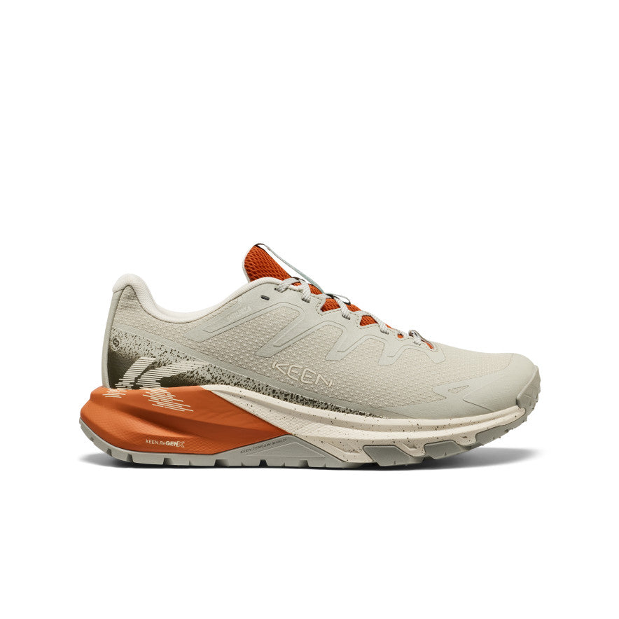 Men's Targhee Apex Waterproof Hiking Shoe Abbey Stone/Gold Flame | Keen