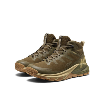 Men's Targhee Apex Waterproof Hiking Boot Dark Olive/Khaki | Keen