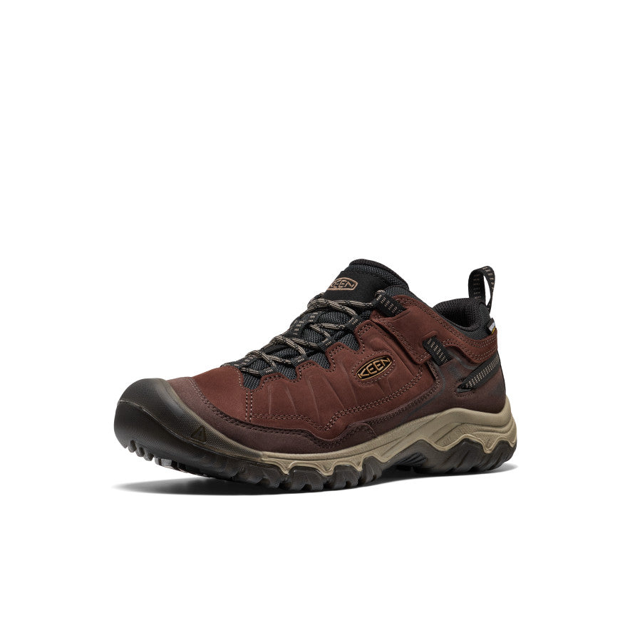Men's Targhee IV Waterproof Hiking Shoe Java/Bison | Keen