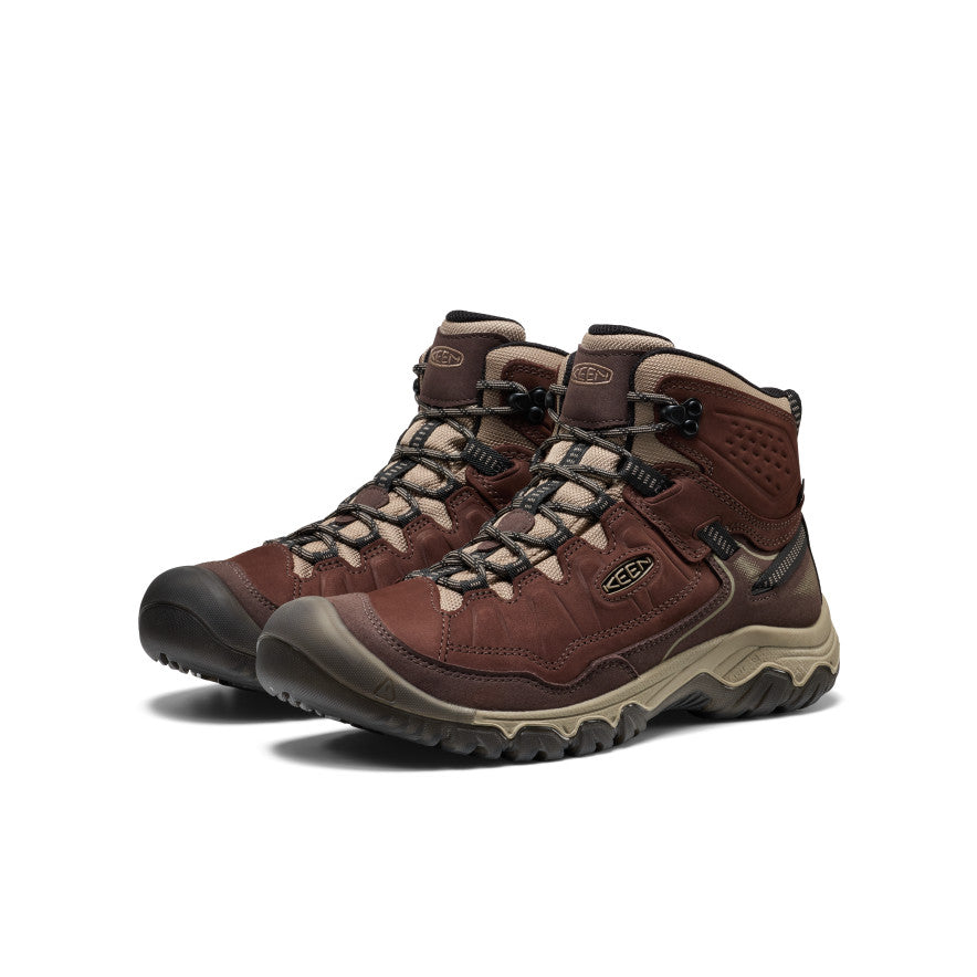 Men's Targhee IV Waterproof Hiking Boot Java/Brindle | Keen