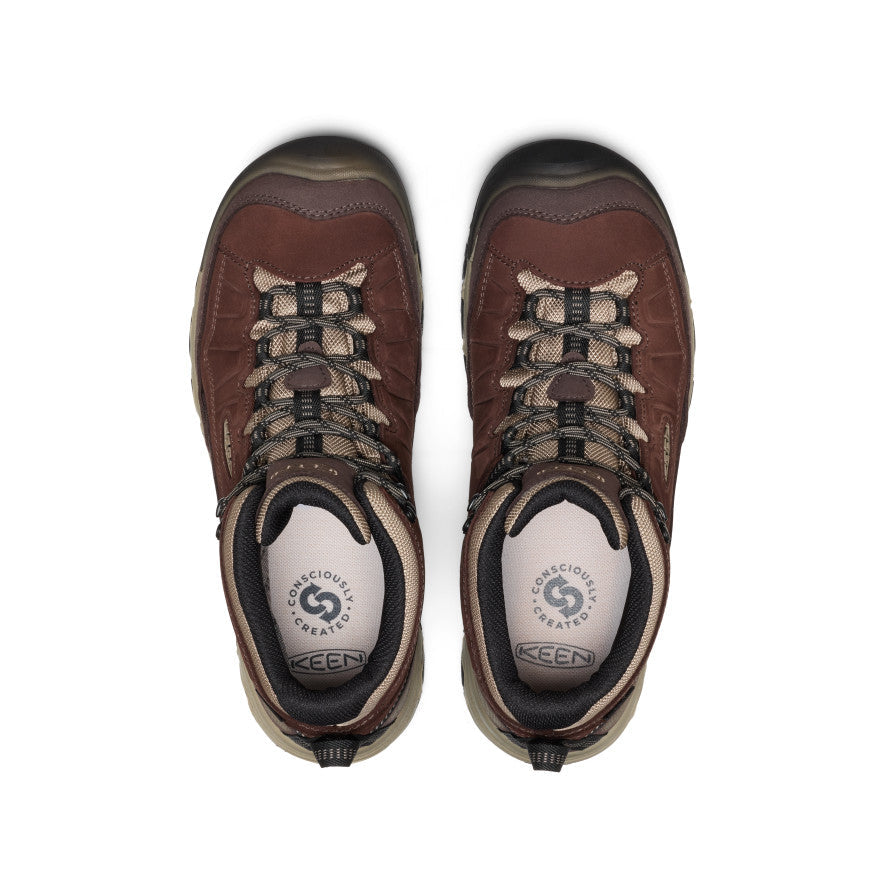 Men's Targhee IV Waterproof Hiking Boot Java/Brindle | Keen