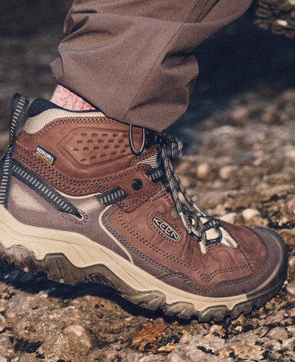 Men's Targhee IV Waterproof Hiking Boot Java/Brindle | Keen