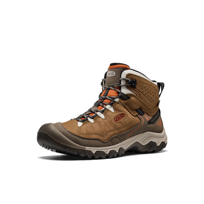 Men's Targhee IV Waterproof Hiking Boot Coyote/Gold Flame | Keen