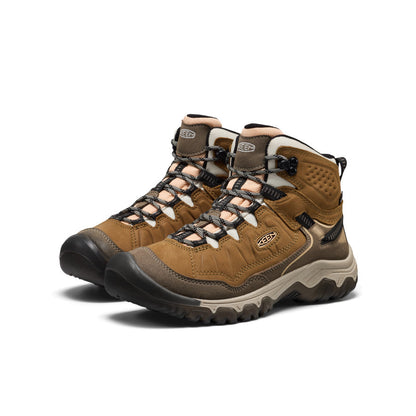 Women's Targhee IV Waterproof Hiking Boot Coyote/Peach Fuzz | Keen