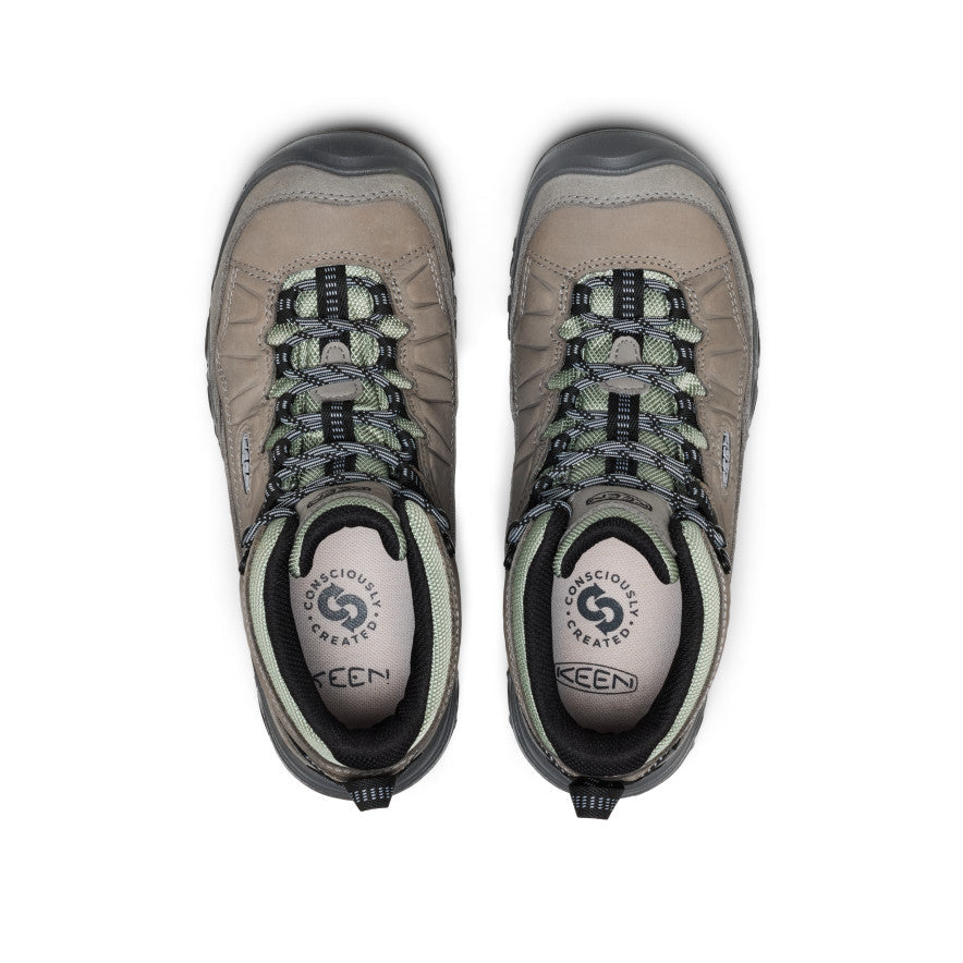 Women's Targhee IV Waterproof Hiking Boot Steel Grey/Lily Pad | Keen