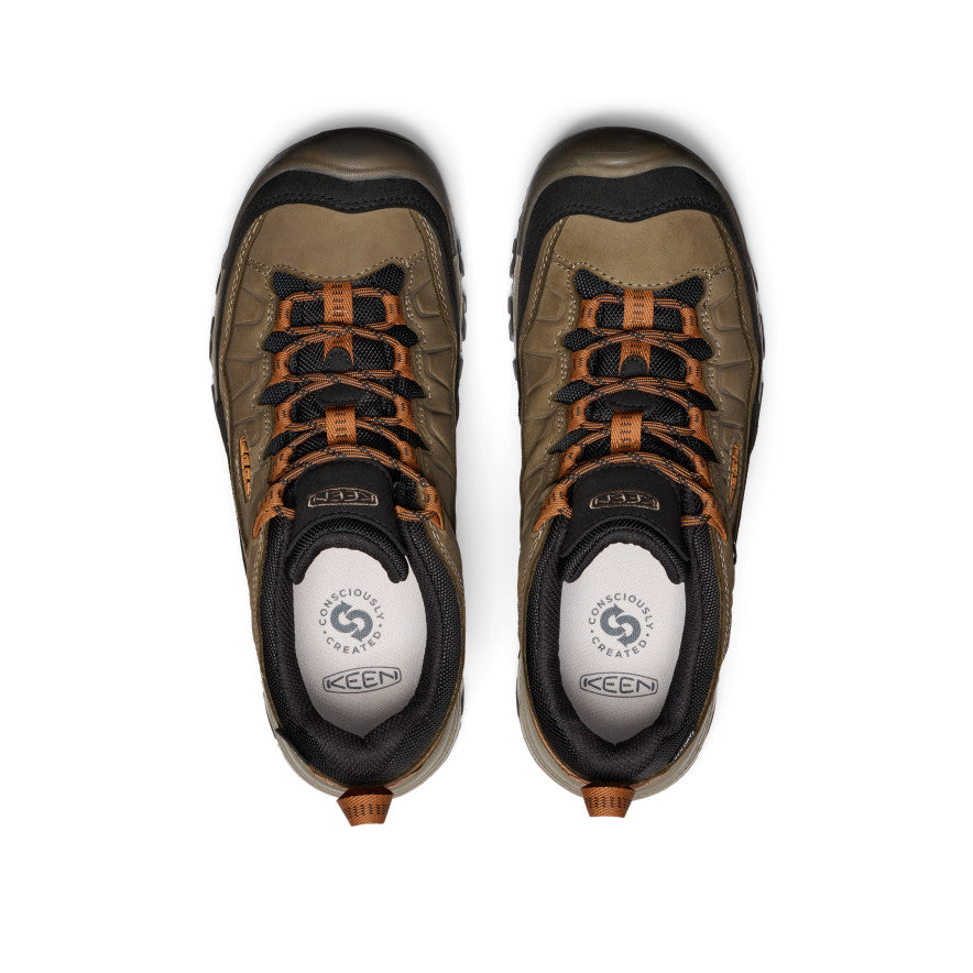 Men's Targhee IV Waterproof Hiking Shoe Sea Turtle/Roasted Pecan | Keen