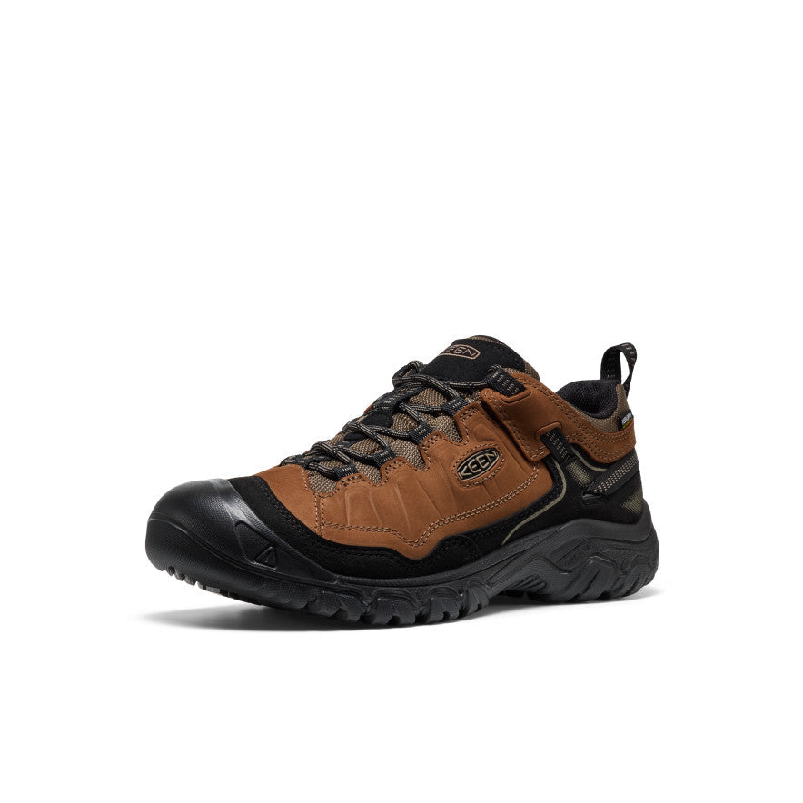 Men's Targhee IV Waterproof Hiking Shoe Bison/Black | Keen