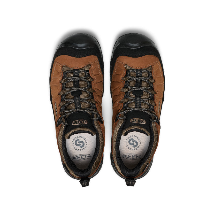Men's Targhee IV Waterproof Hiking Shoe Bison/Black | Keen