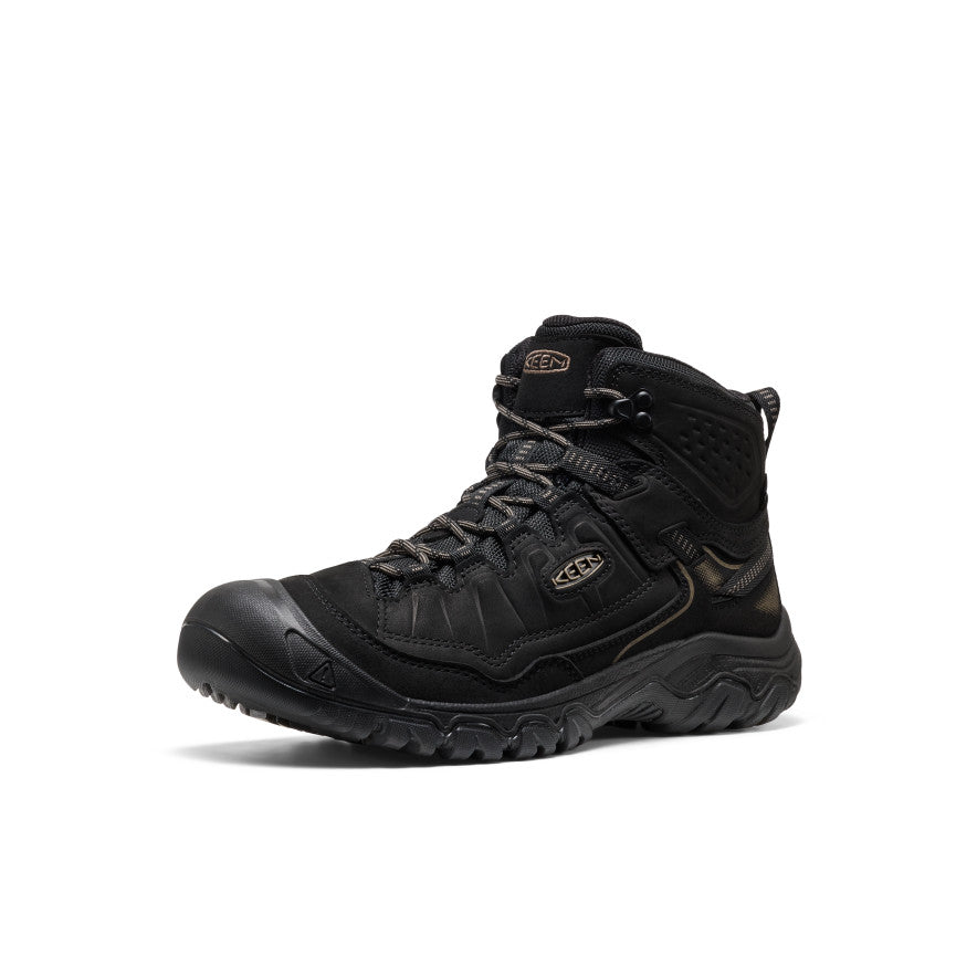 Men's Targhee IV Waterproof Hiking Boot Triple Black | Keen