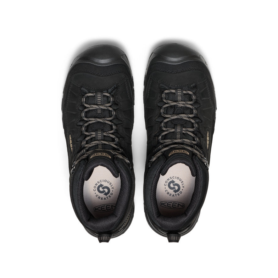 Men's Targhee IV Waterproof Hiking Boot Triple Black | Keen