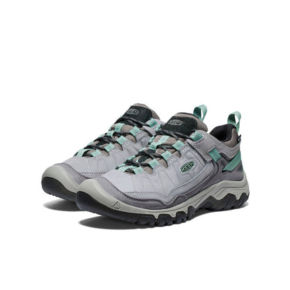 Women's Targhee IV Wide Waterproof Hiking Shoe Alloy/Granite Green | Keen