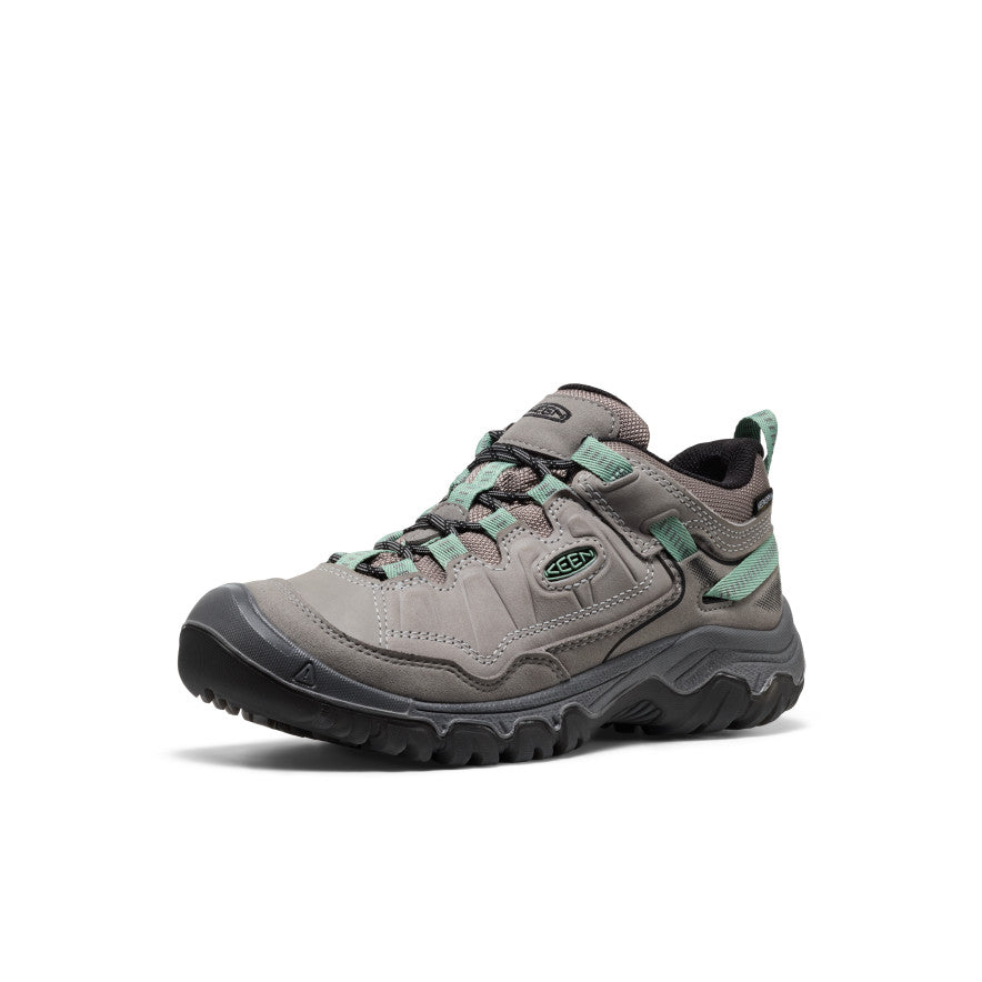 Women's Targhee IV Wide Waterproof Hiking Shoe Alloy/Granite Green | Keen