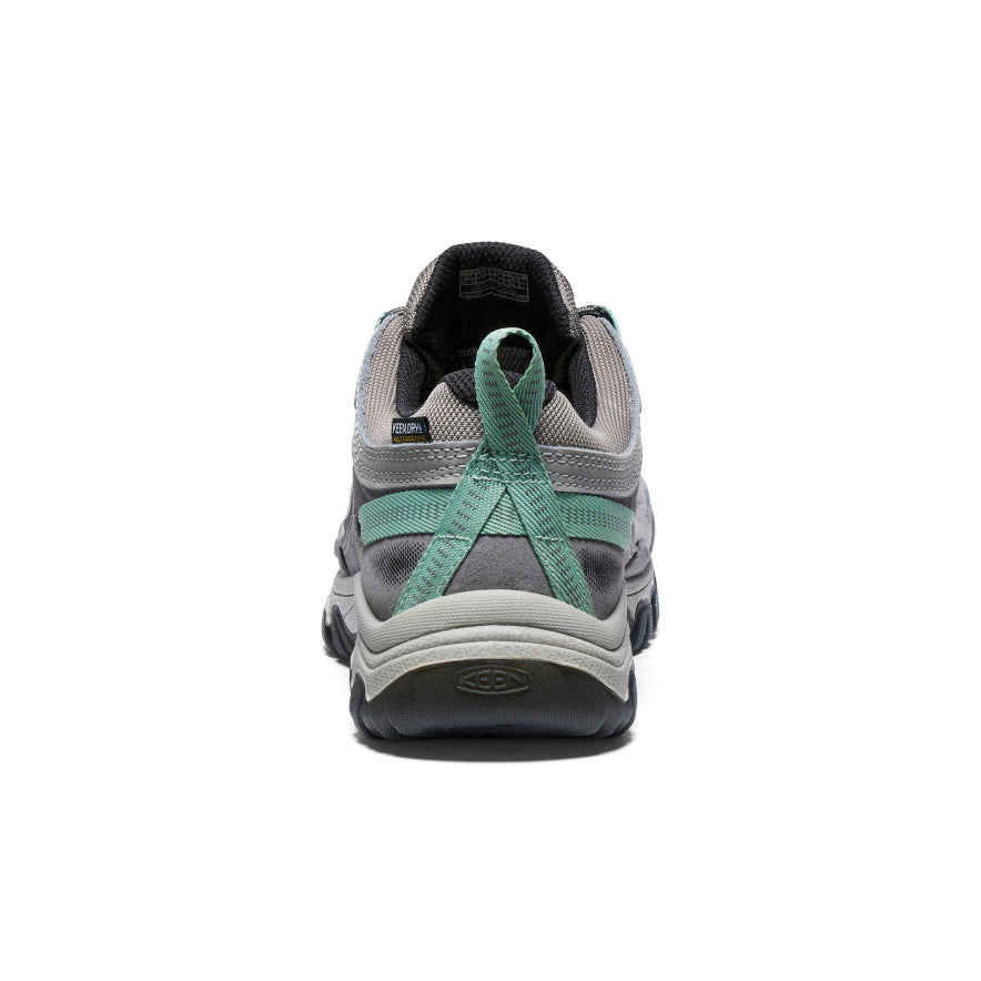 Women's Targhee IV Wide Waterproof Hiking Shoe Alloy/Granite Green | Keen