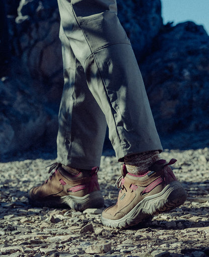 Women's Targhee IV Wide Waterproof Hiking Shoe Alloy/Granite Green | Keen