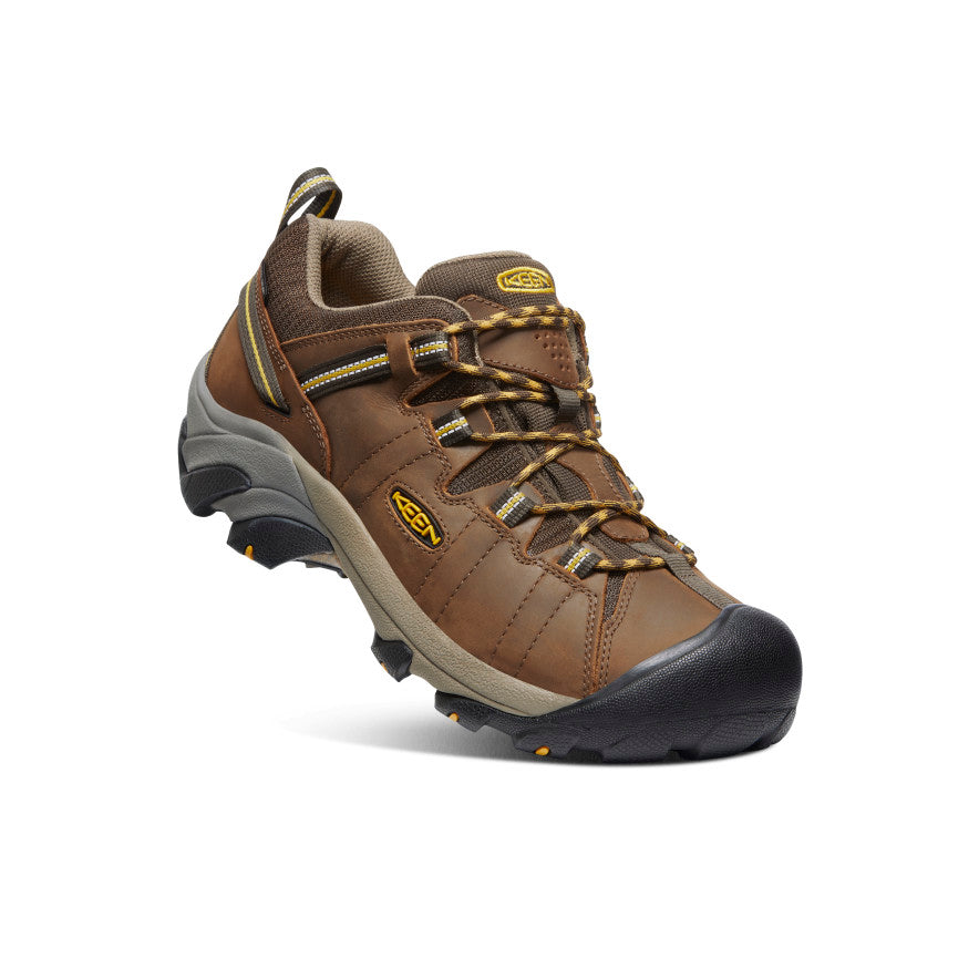 Men's Targhee II Waterproof Wide Cascade Brown/Golden Yellow | Keen