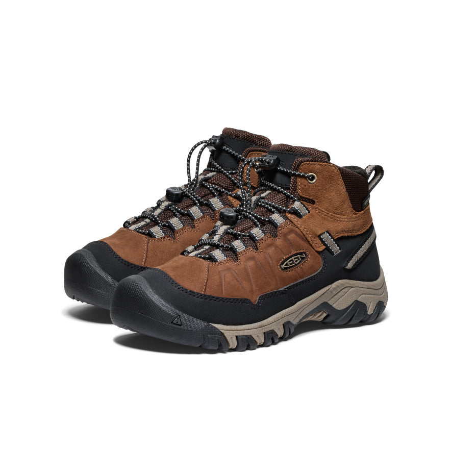 Big Kids' Targhee IV Waterproof Hiking Boot Bison/Brindle | Keen