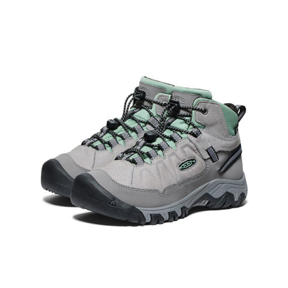 Big Kids' Targhee IV Waterproof Hiking Boot Alloy/Granite Green | Keen