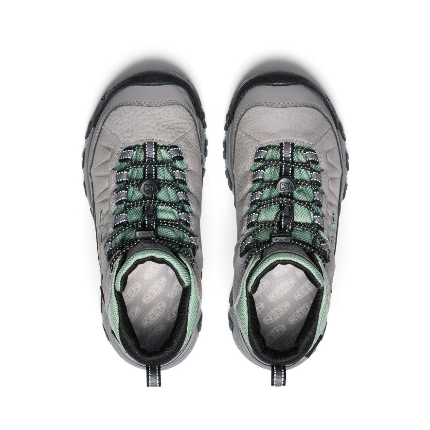 Big Kids' Targhee IV Waterproof Hiking Boot Alloy/Granite Green | Keen