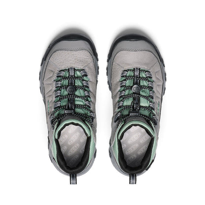 Big Kids' Targhee IV Waterproof Hiking Boot Alloy/Granite Green | Keen