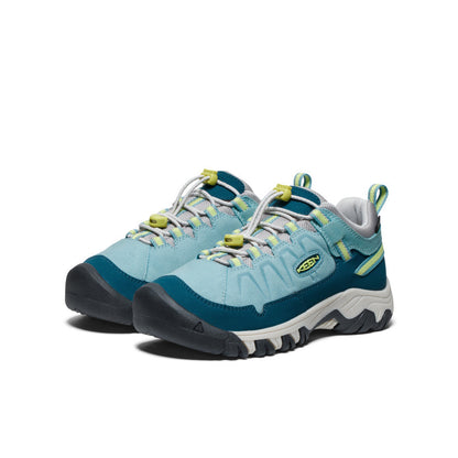 Big Kids' Targhee IV Waterproof Hiking Shoe Reef Waters/Daiquiri Green | Keen