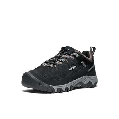 Big Kids' Targhee IV Waterproof Hiking Shoe Black/Steel Grey | Keen