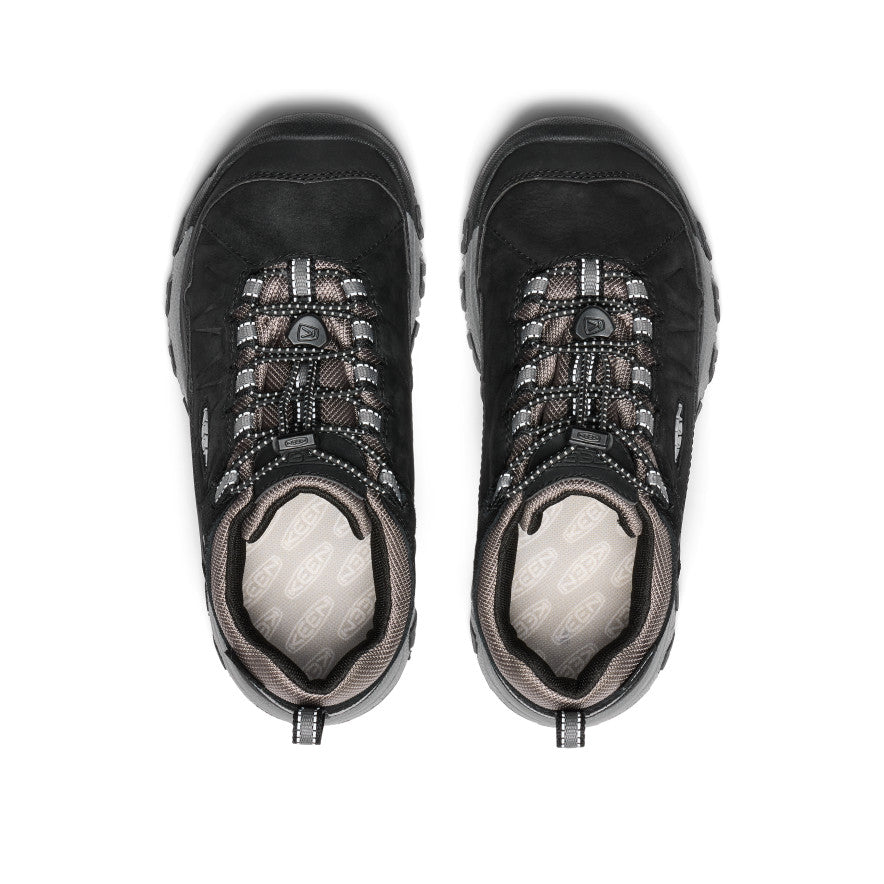 Big Kids' Targhee IV Waterproof Hiking Shoe Black/Steel Grey | Keen