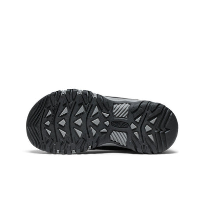 Big Kids' Targhee IV Waterproof Hiking Shoe Black/Steel Grey | Keen