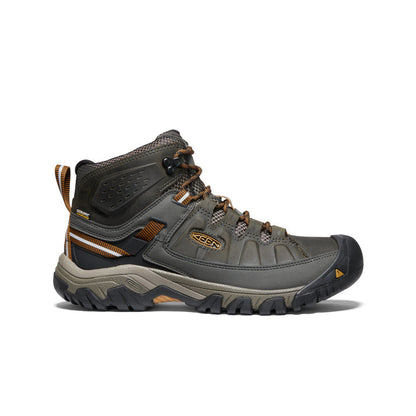 Men's Targhee III Waterproof Mid Black Olive/Golden Brown | Keen