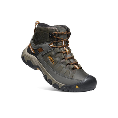 Men's Targhee III Waterproof Mid Black Olive/Golden Brown | Keen