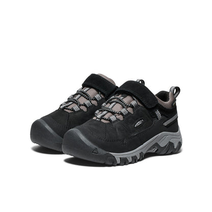 Little Kids' Targhee IV Waterproof Hiking Shoe Black/Steel Grey | Keen