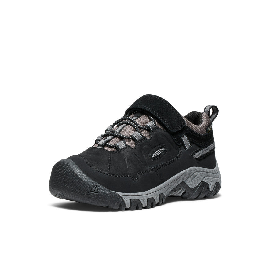 Little Kids' Targhee IV Waterproof Hiking Shoe Black/Steel Grey | Keen