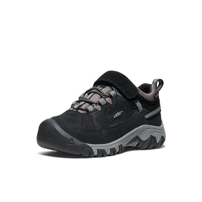 Little Kids' Targhee IV Waterproof Hiking Shoe Black/Steel Grey | Keen