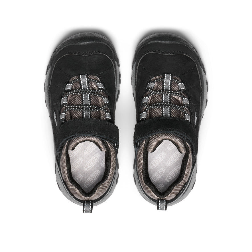 Little Kids' Targhee IV Waterproof Hiking Shoe Black/Steel Grey | Keen
