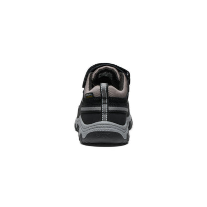 Little Kids' Targhee IV Waterproof Hiking Shoe Black/Steel Grey | Keen
