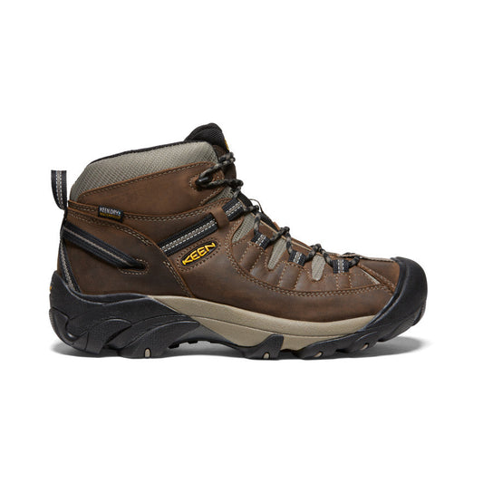 Men's Targhee II Waterproof Mid Wide Shitake/Brindle | Keen