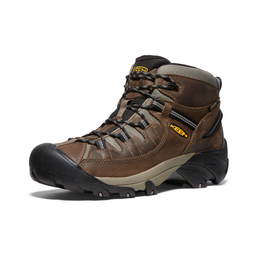 Men's Targhee II Waterproof Mid Wide Shitake/Brindle | Keen