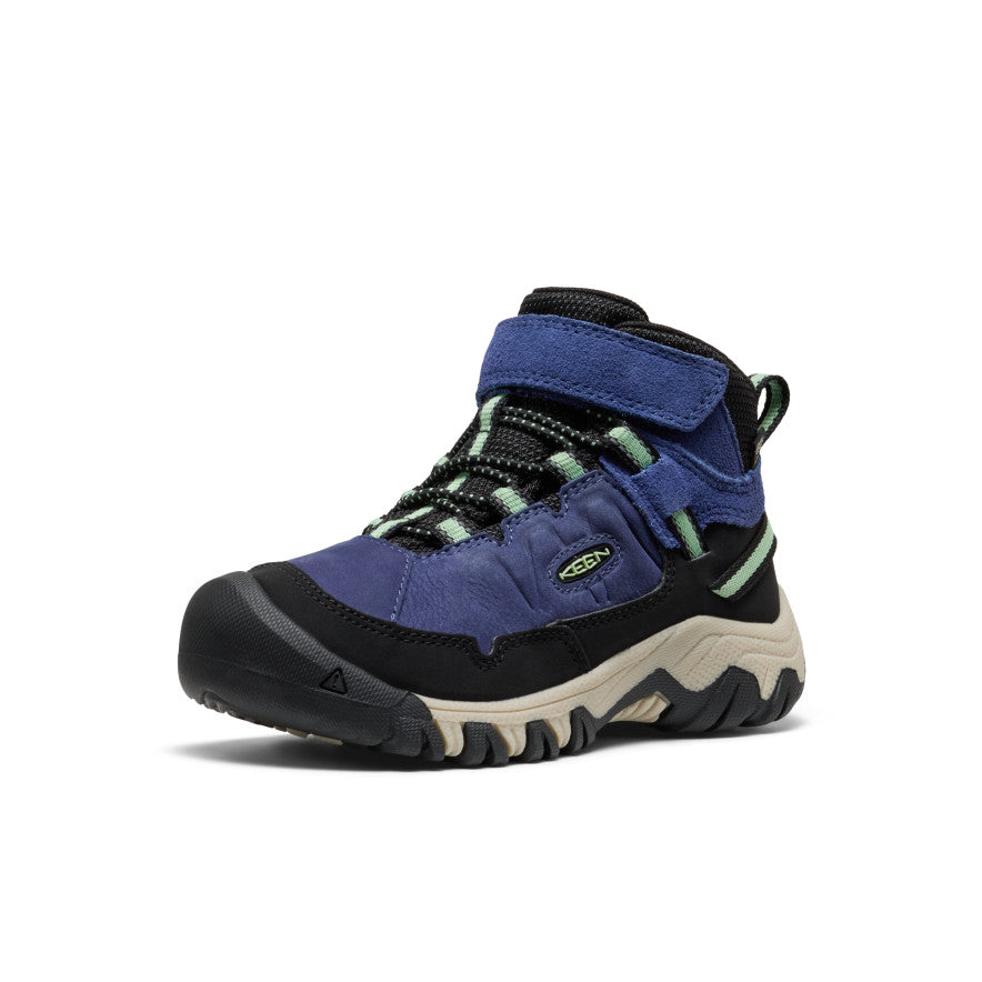 Little Kids' Targhee IV Waterproof Hiking Boot Skipper Blue/Hemlock | Keen