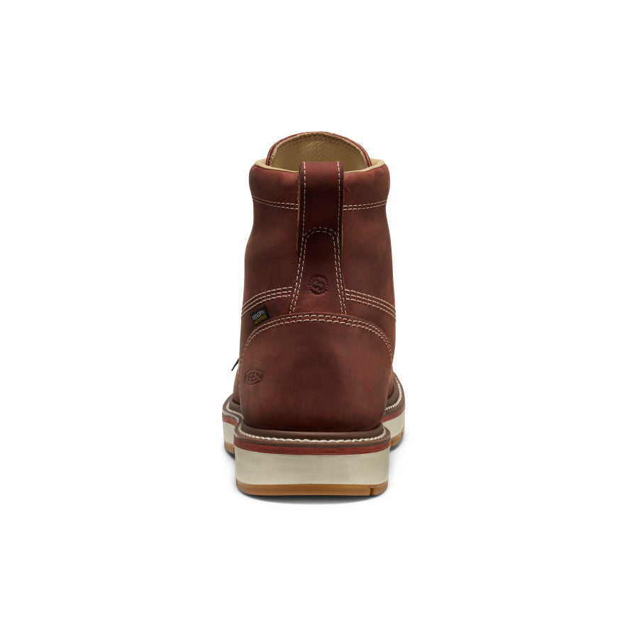 Men's Liberty 6" Waterproof 90° Heel Boot (Soft Toe) Bombay Brown/Gum | Keen