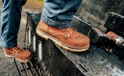 Men's Liberty 6" Waterproof 90° Heel Boot (Soft Toe) Bombay Brown/Gum | Keen