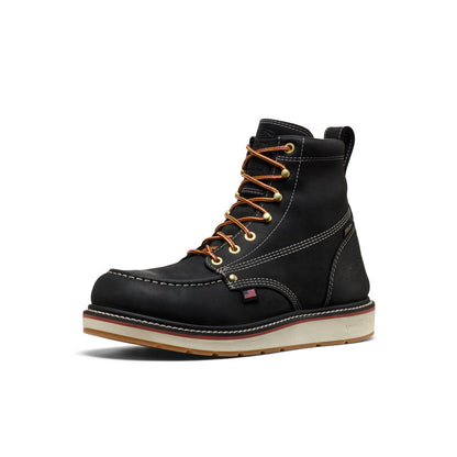 Men's Liberty 6" Waterproof Boot (Carbon Toe) Black/Gum | Keen