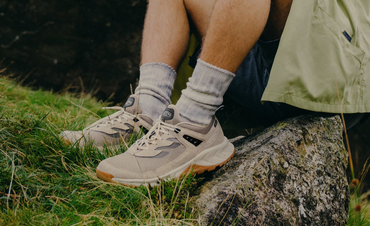 Men's Hightrail Waterproof Hiking Shoe Safari/Roasted Pecan | Keen